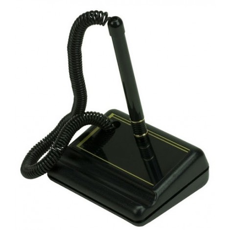 Lebez Stiloforo ricaricabile con filo a molla, base 9x7cm - 1pz