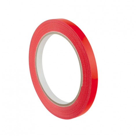 Eurocel PVC 350 - Nastro adesivo con supporto in PVC 9mm x 66m colore rosso - Prezzo singolo, ord. minimo 16pz