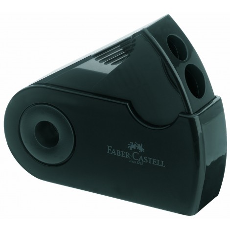 Faber Castell Sleeve - Temperamatite con serbatoio, 2 fori - 1pz