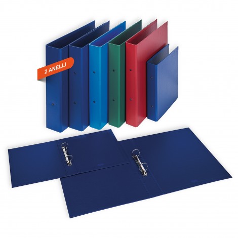Favorit Raccoglitore EUROPA 22x30cm d. 4 cm rosso a 2 anelli tondi da 30mm, 30x22cm - 1pz