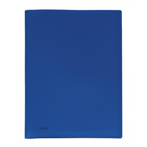 Favorit Portalistini Sviluppo, 40 buste 22x30cm - Portalistini in PPL con 40 buste, formato utile 22x30cm, finitura a buccia d`arancia, colore blu - 1pz
