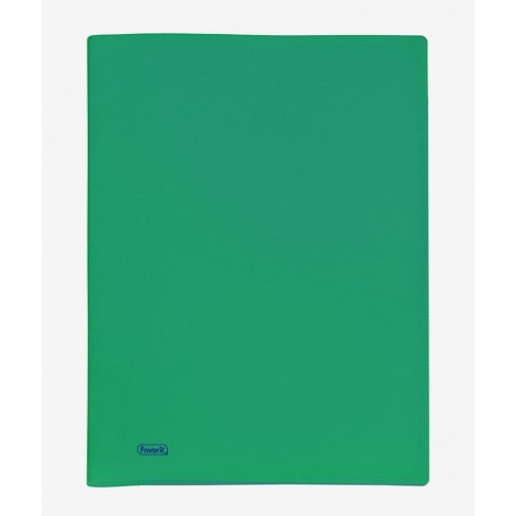 Favorit Portalistini Sviluppo, 40 buste 22x30cm - Portalistini in PPL con 40 buste, formato utile 22x30cm, finitura a buccia d`arancia, colore verde - 1pz