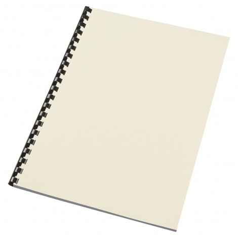 GBC Leathergrain – Copertine per rilegatura goffrate con finitura similpelle, 250gsm, formato A4 colore avorio 100pz