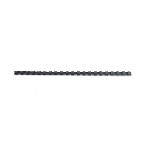 GBC CombBind – Dorsi plastici a spirale per rilegatura formato A4, 21 anelli, rilega fino a 25 fogli dorso 6mm colore nero