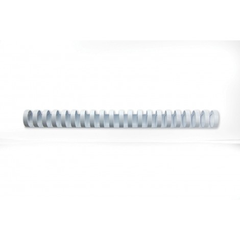 GBC CombBind – Dorsi plastici a spirale per rilegatura formato A4, 21 anelli, rilega fino a 225 fogli dorso 25mm colore bianco