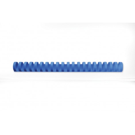 GBC CombBind – Dorsi plastici a spirale per rilegatura formato A4, 21 anelli, rilega fino a 195 fogli dorso 2mm colore blu