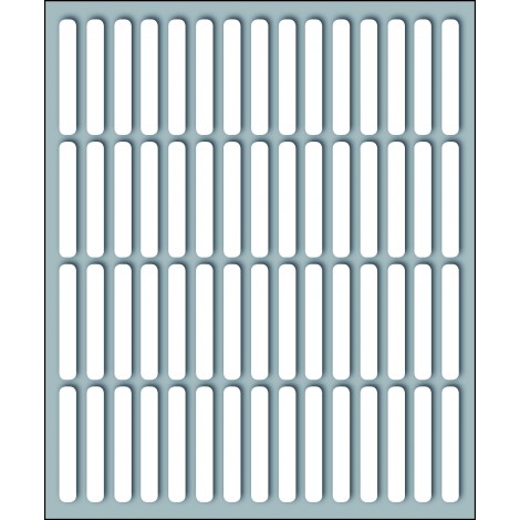 Markin Etichette adesive in fogli - Multiuso - 600 etichette adesive permanenti (34mmx5mm), 60 etichette per foglio, 10 fogli - Prezzo singolo, ord. minimo 10pz