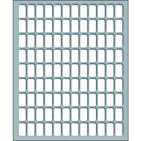 Markin Etichette adesive in fogli - Multiuso - 1080 etichette adesive permanenti (14mmx8mm), 108 etichette per foglio, 10 fogli - Prezzo singolo, ord. minimo 10pz