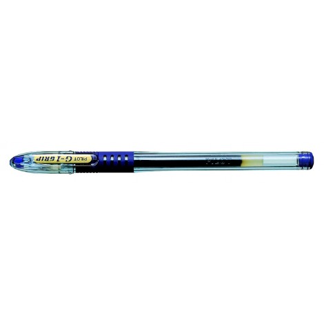 Pilot G-1 - Penna roller ricaricabile con inchiostro in gel, grip ergonomico, punta 0,7mm colore blu - Prezzo singolo, ord. minimo 12pz