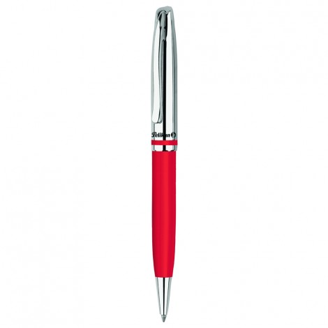 Pelikan Jazz Classic – Penna a sfera, fusto rosso, punta media tratto 0,7mm colore nero - 1pz