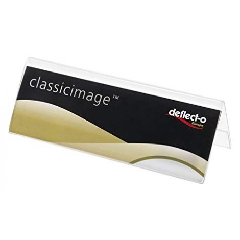 Deflecto Segnaposto da tavolo, formato 15x5,5x3xm