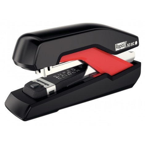 Rapid Omnipress Fullstrip SO30c - Cucitrice da tavolo in metallo e plastica ABS, punto chiuso, caricamento superiore, profondita` di cuitura 40mm, utilizza punti omnipress 30 - 1pz