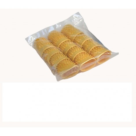 Viva Ditali in gomma Ø 21mm colore giallo - 12pz