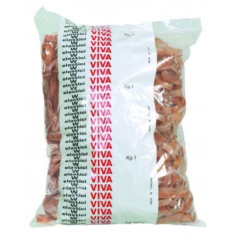 Viva Elastici a fettuccia in para naturale 1Kg, Ø 70mm, taglio 5mm - 1pz