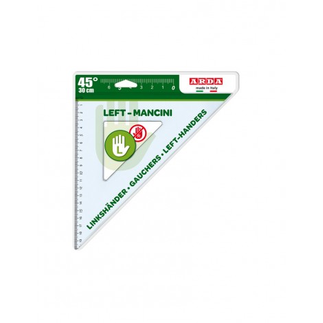 Squadra 45° LEFT 30cm, per mancini Arda