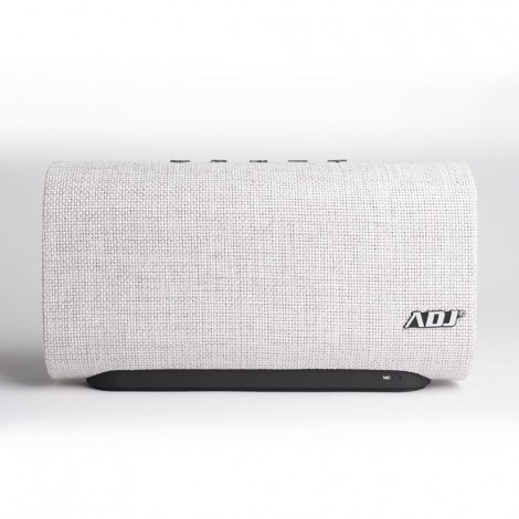 Speaker compact-sound bluetooth - Speaker con due casse da 12,5W ciascuna, ingressi audio disponibili: aux, bluetooth o micro SD Card. Vivavoce incluso colore crema - 1pz