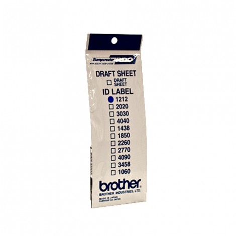 Etichette 12x12mm per stampante Brother SC-2000 - 12PZ