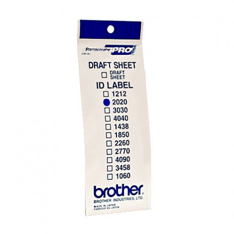 Etichette 20X20mm per stampante Brother SC-2000 - 12PZ