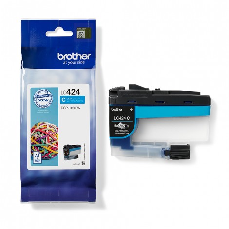 LC-424C cartuccia ink-jet ciano per DCP J1200W (750pg) 1pz