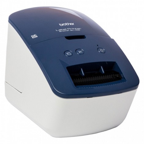 Stampante QL-600B, adattatore e due rotoli inclusi, 44 etichette al minuto