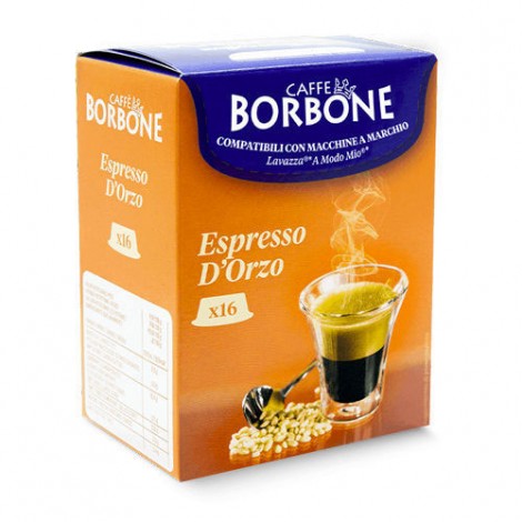 16 capsule bevanda solubile orzo, compatibili con macchine Lavazza A Modo Mio