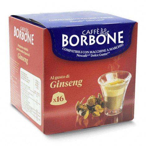 16 capsule bevanda solubile al gusto ginseng, compatibili con macchine Nescafè