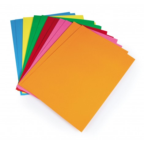Color classic - Cartelline 3 lembi - Cartellina in cartoncino in pura cellulosa a 3 lembi, 200gr colore arancione 25x33cm