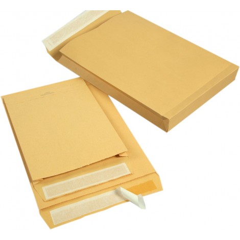 Monodex, sacchi in carta kraft avana monolucida 100gr, 3 soffietti: laterali e fondo preformato 19x26cm  250pz