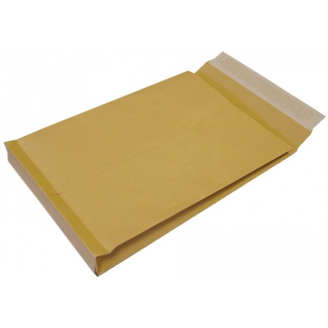 Monodex, sacchi in carta kraft avana monolucida 120gr, con soffietti laterali e fondo quadro 25x35,3cm 250 pezzi