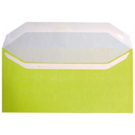 Buste Verdi, 90gr, sagoma a trapezio 11x23cm 500pz