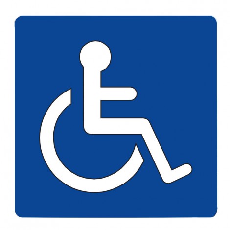 Cartello "Bagno Disabili" - 1pz