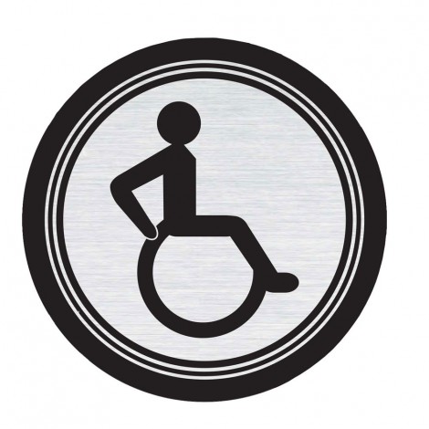 Pittogramma "Bagno Disabili" - 1pz