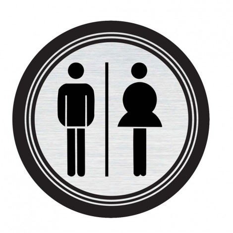 Pittogramma "Bagno Uomo-Donna" - 1pz