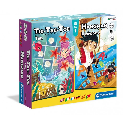 Tris e L'Impiccato - L’impiccato e il Tris sono due giochi classici amatissimi dai bambini e dai giocatori di tutte le età. Nel Tris vince chi mette in fila per primo 3 simboli e nell`Impiccato chi indovina la parola pensata dall’avversario. Due giochi classici e sempre divertenti per dare vita ad interminabili "battaglie" con gli amici o sfidare mamma e papà a colpi di logica e intuito.
