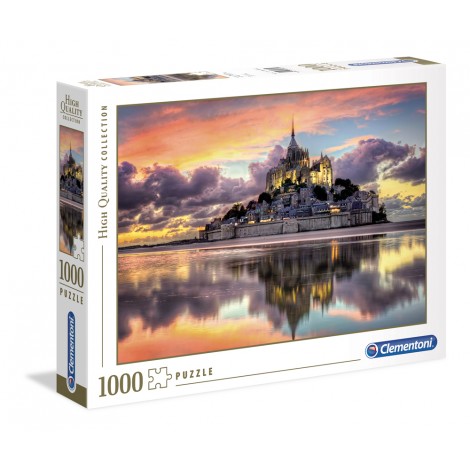 HQ Collection, Le magnifique Mont Saint Michel - puzzle 1000pz (dimensioni puzzle 69x50cm)