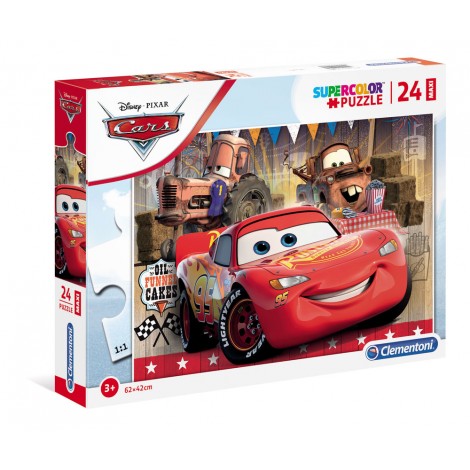 Cars - puzzle 24pz maxi (dimensioni puzzle 62x42cm)