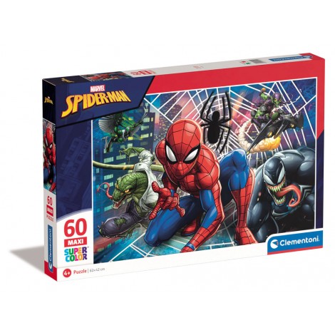 SpiderMan - puzzle 60pz maxi (dimensioni puzzle 62x42cm)