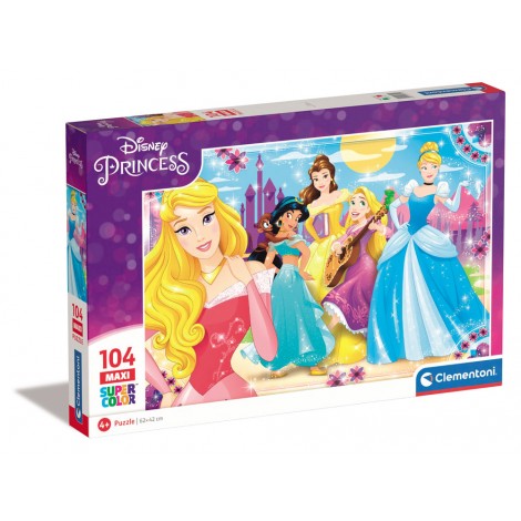 Principesse - puzzle 104pz maxi (dimensioni puzzle 62x42cm)