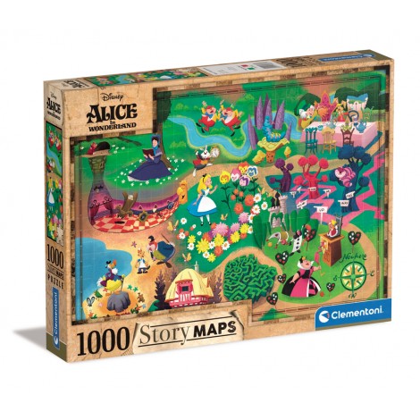 Story maps, Alice - puzzle 1000pz (dimensioni puzzle 69x50cm)