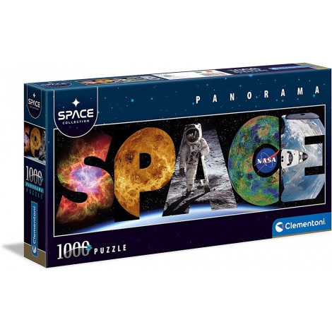 Space - puzzle 1000pz panorama (dimensioni puzzle 98x33cm)