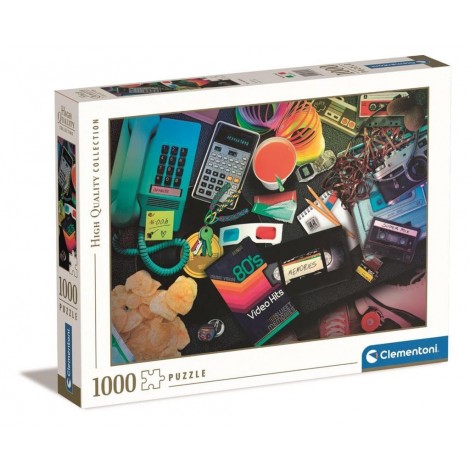 HQ Collection, Nostalgia 80s - puzzle 1000pz dimensioni puzzle 69x50cm)