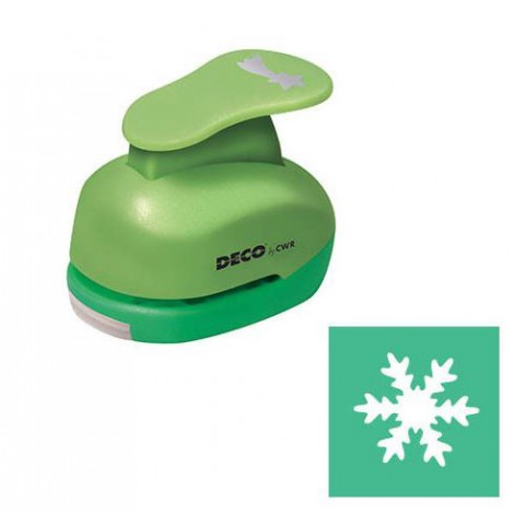 Fustella FIOCCO DI NEVE 25mm (perforatori) per carta e cartoncino disponibili in molteplici soggetti e misure. le fustelle deco possono essere utilizzate anche dai bambini in assoluta sicurezza in quanto la lama rimane nascosta nella struttura