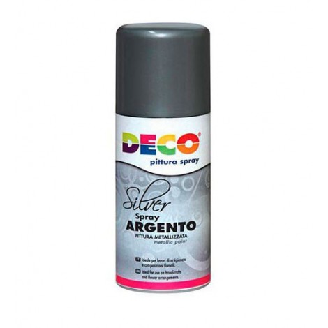 Bombola vernice spray argento 150ml