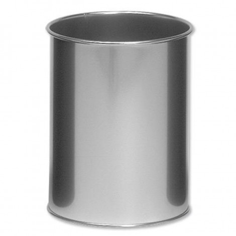 Durable Cestino gettacarte ideale per ufficio e per uso domestico, altezza 31,5cm 15lt colore argento