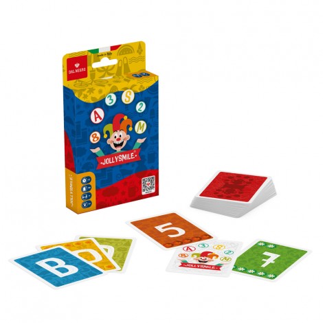 Carte JOLLY SMILE - Il coloratissimo mazzo con lettere, numeri ed il divertente Jolly. Tante carte per tante possibili attività e giochi: imparare colori, stagioni, lettere e numeri fare i conti, scrivere e trasformare parole stimolare concentrazione ed imparare la strategia.