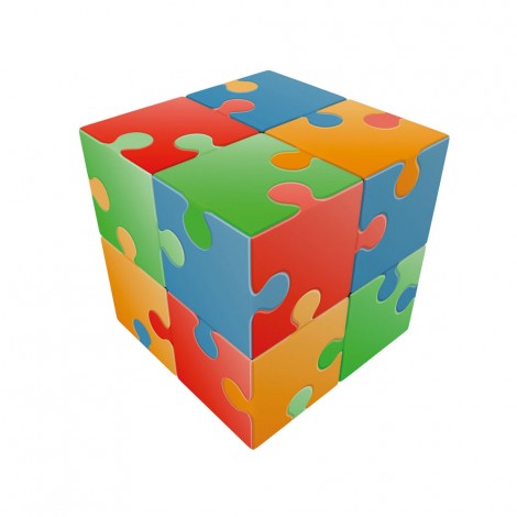 Rompicapo cubo magico V-CUBE JIGSAW