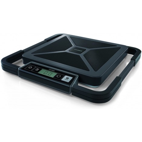 Dymo - Bilancia postale S50 con schermo LCD e maniglia, portata 50Kg, cavo USB incluso