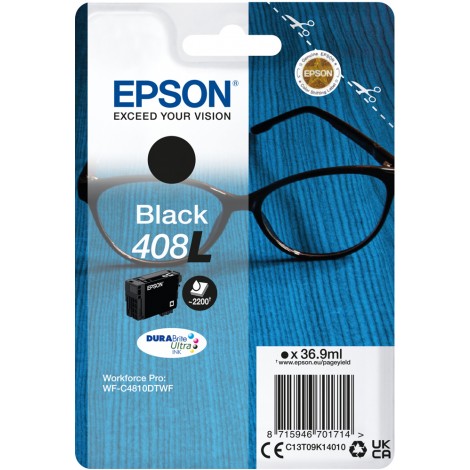 Cartuccia Epson inkjet 408 XL colore nero C13T09K14010