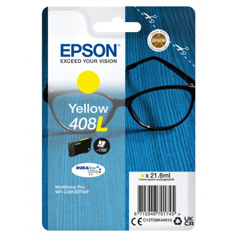 Cartuccia Epson inkjet 408 XL colore yellow C13T09K44010