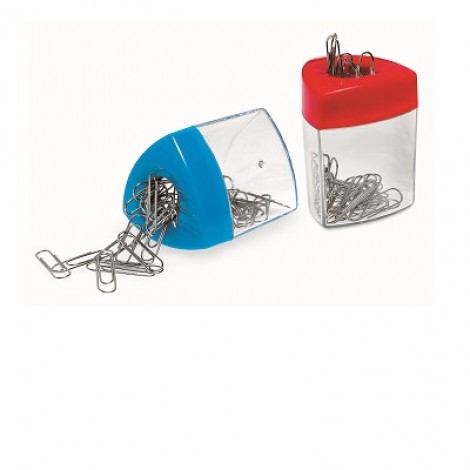 Lebez Portafermagli con coperchio MAGNETICO, 20 fermagli inclusi